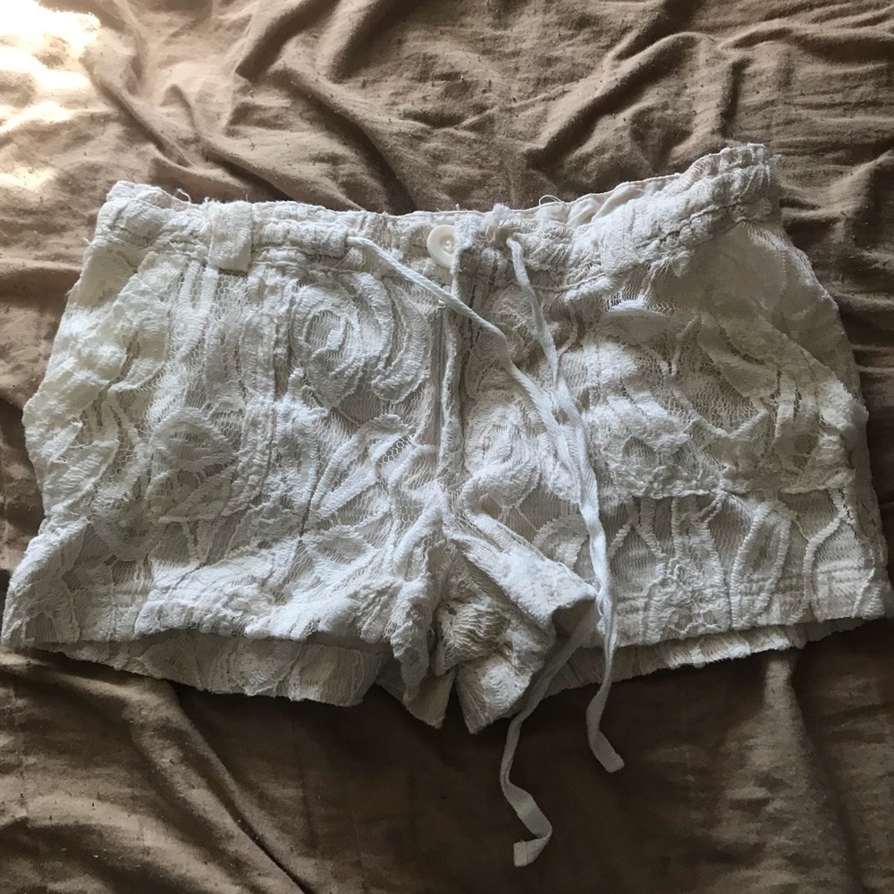 Lace lined shorts